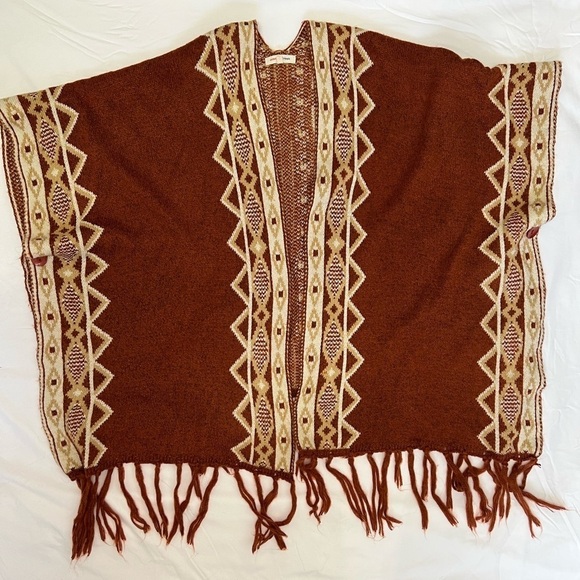 NWOT! Orange Creek Poncho - Picture 3 of 9